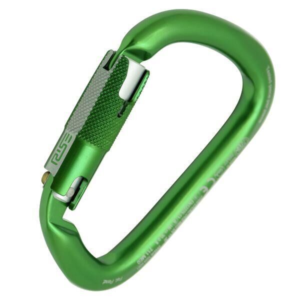 Kong X-Large Alu RISE Lock 30KN Otomatik 3 Kilitli Alüminyum D Karabina EN 362 - EN 12275 711ME0GPGKK Green