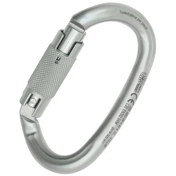 Kong Ovalone DNA Auto Block Carbon Otomatik 3 Kilitli Triactlock 40KN Oval Helisel Burgulu Çelik Karabina 414LN0999KK